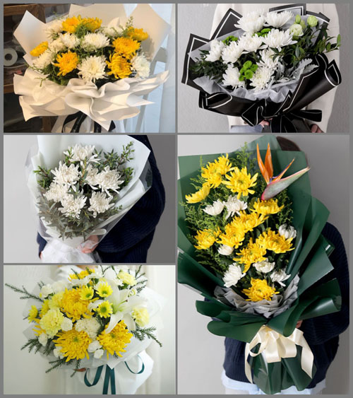 山东青岛莱西市店埠镇西张格庄村白事花束代送
